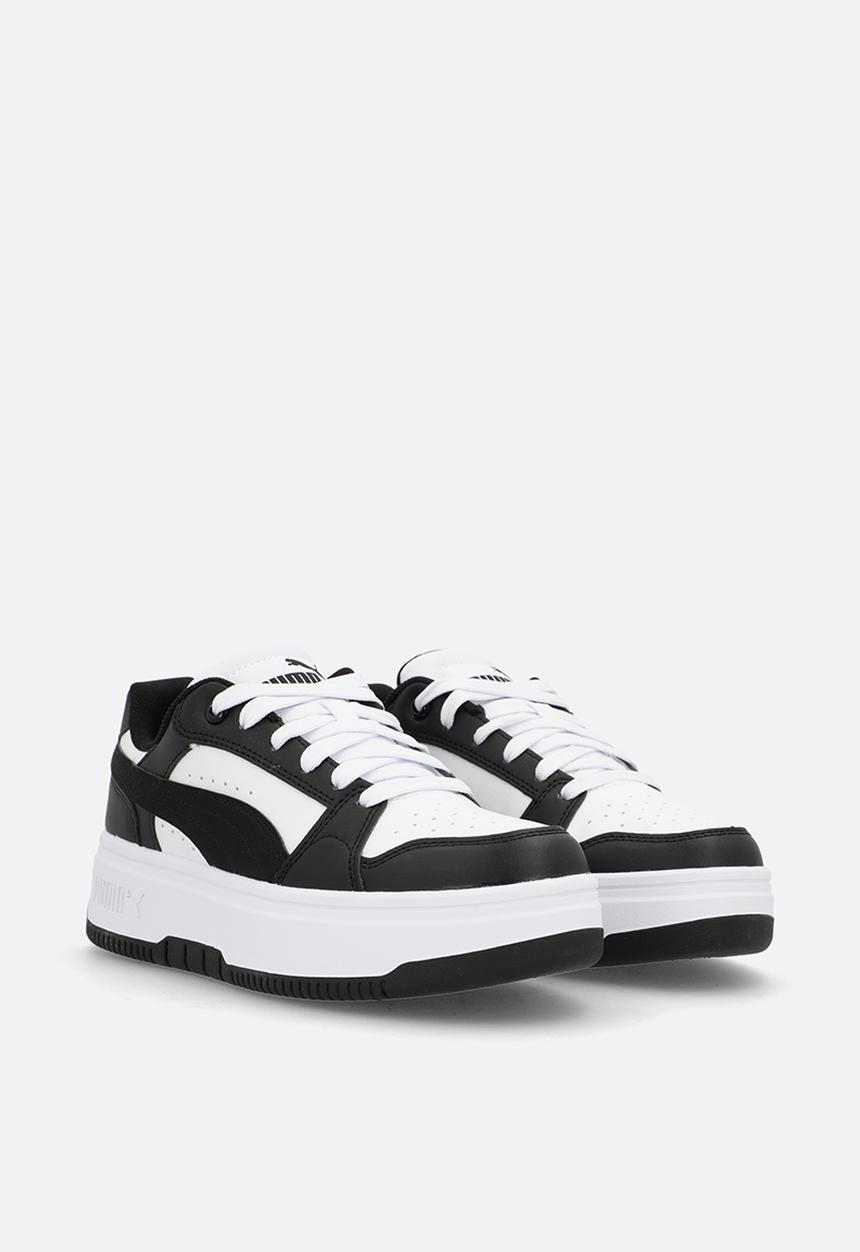 PUMA - Rebound Femme Jr - Puma White-Puma Black