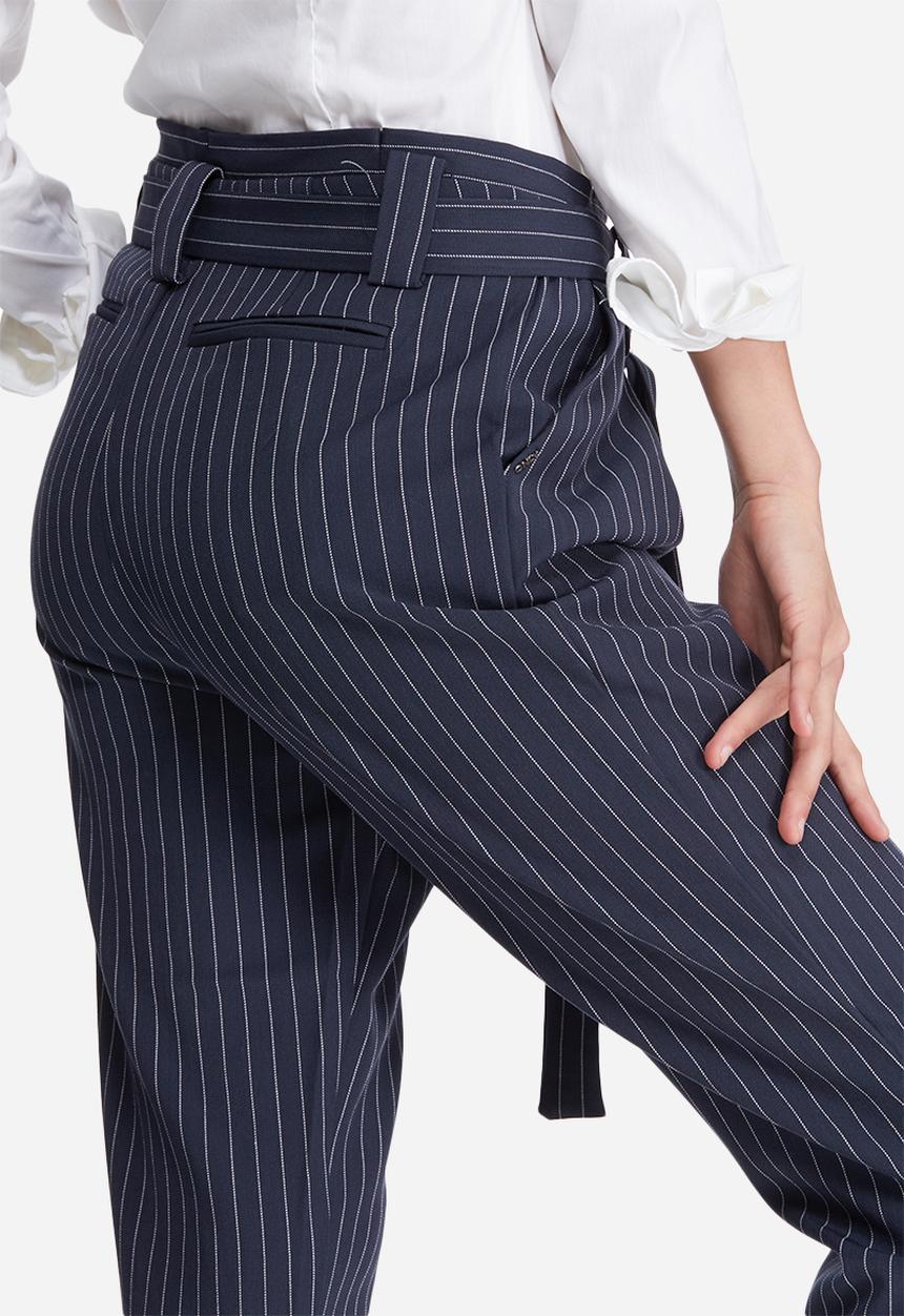 ONLY - Maggie belted pinstripe pants