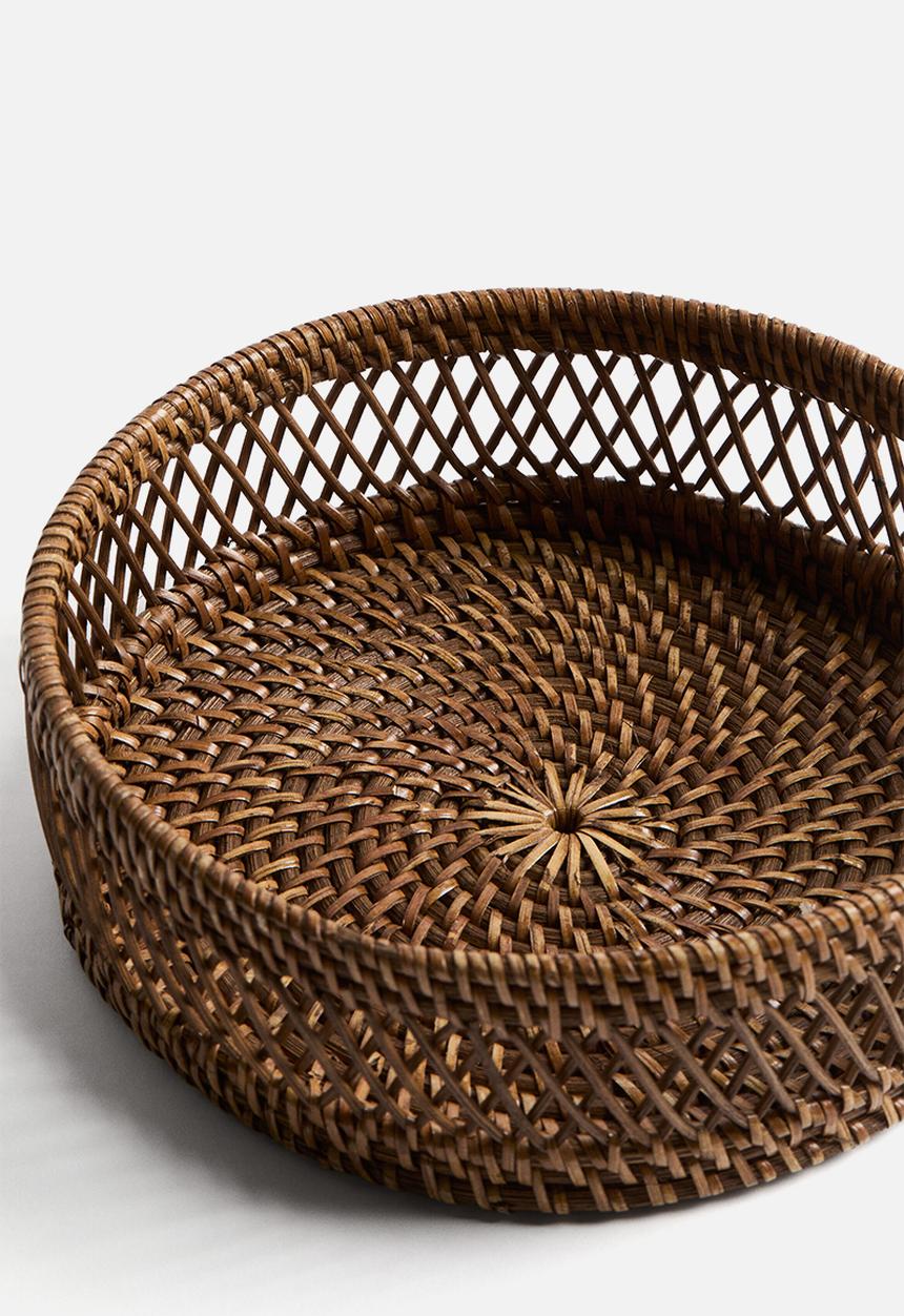 H&M - Rattan bread basket - brown