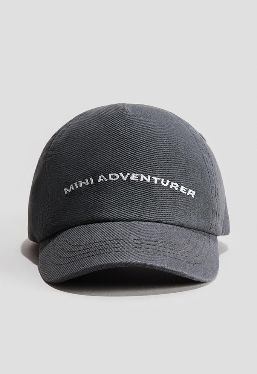 H&M - Cotton cap - dark grey/mini adventurer