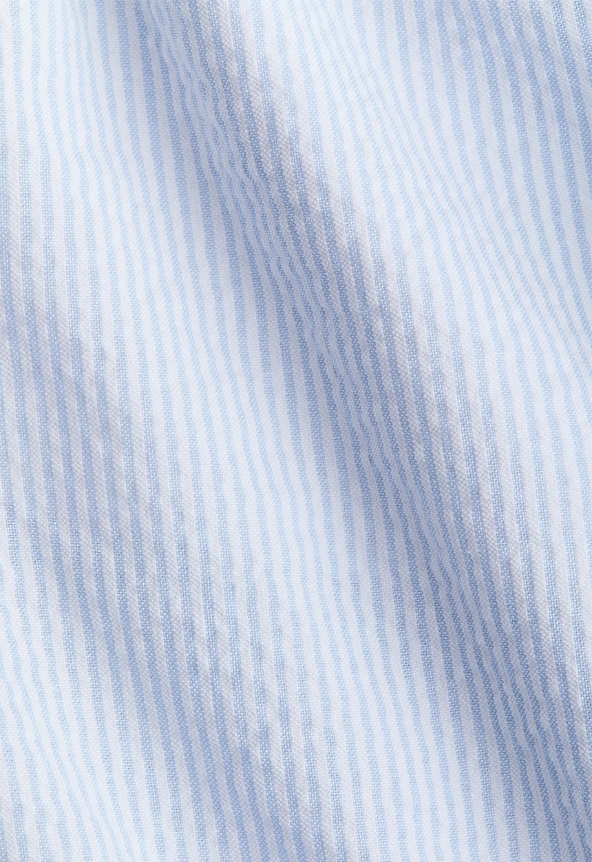 H&M - Pull-on trousers - light blue/striped