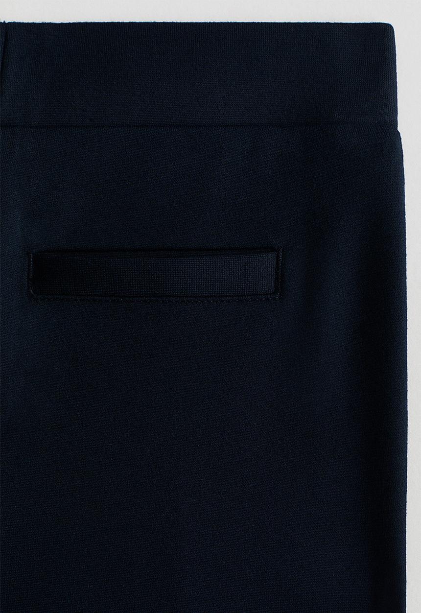 H&M - Flared jersey leggings - navy blue