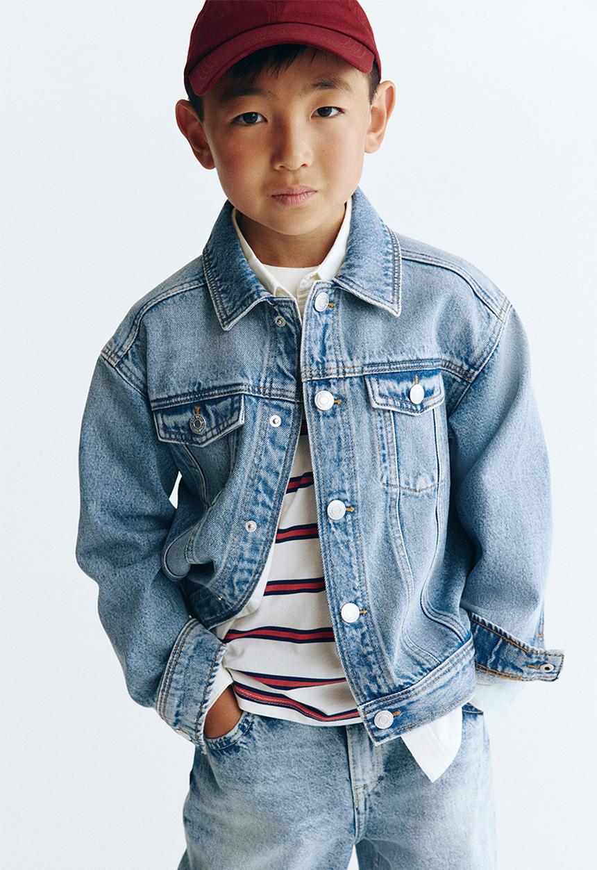 H&M - Denim jacket - light denim blue