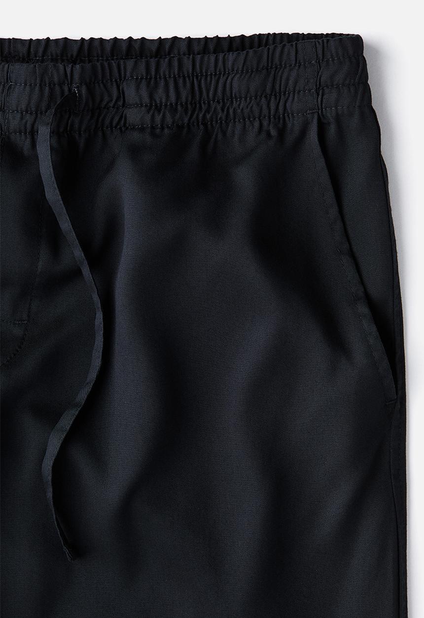 H&M - Relaxed fit lyocell trousers - black