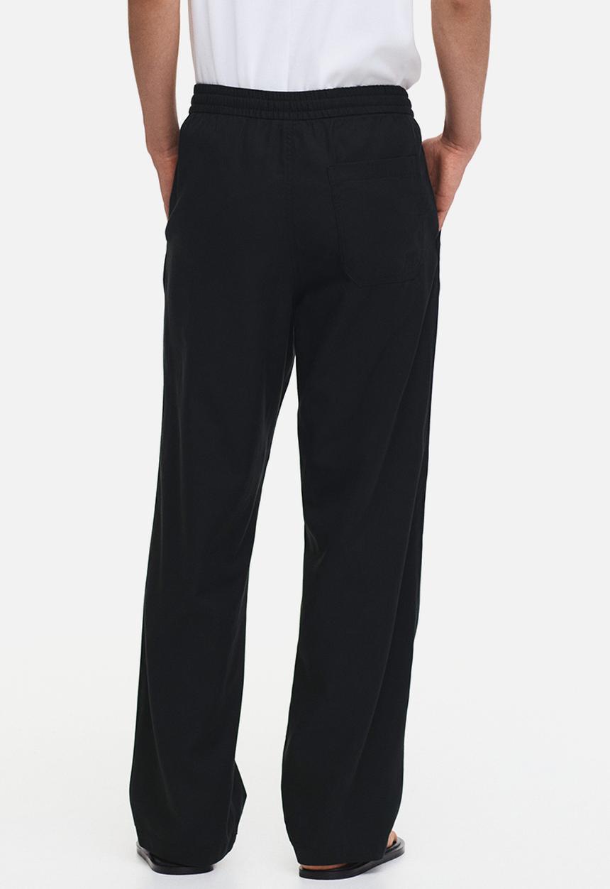 H&M - Relaxed fit trousers - black