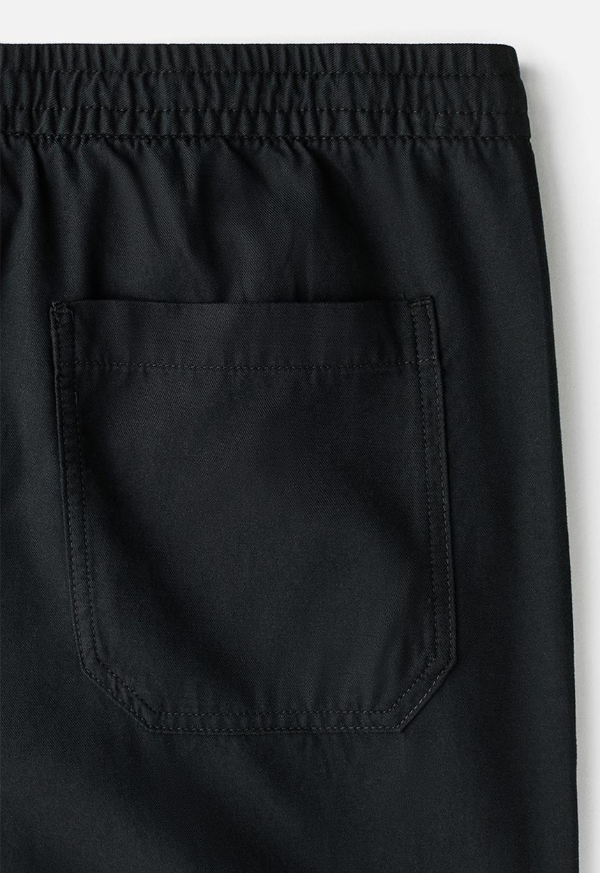 H&M - Relaxed fit trousers - black