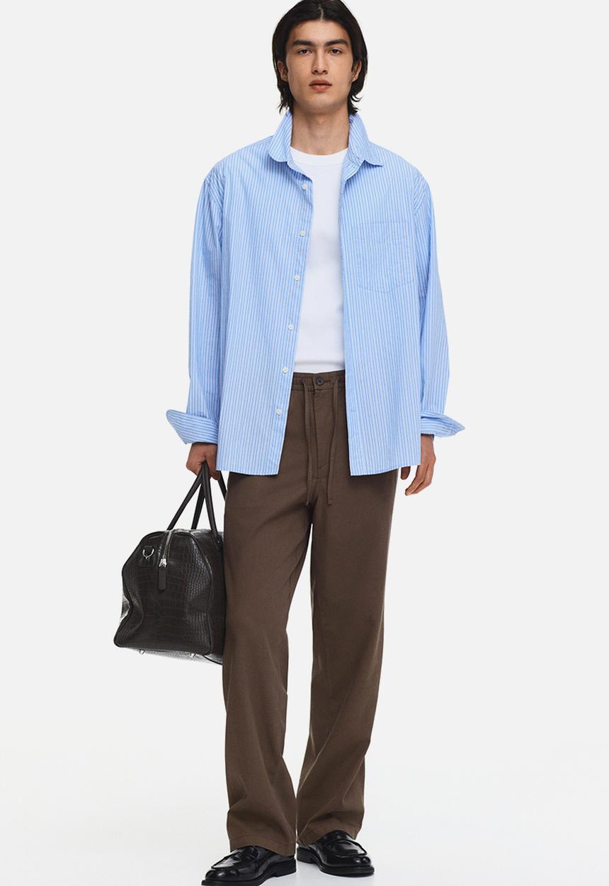 H&M - Relaxed fit trousers - taupe
