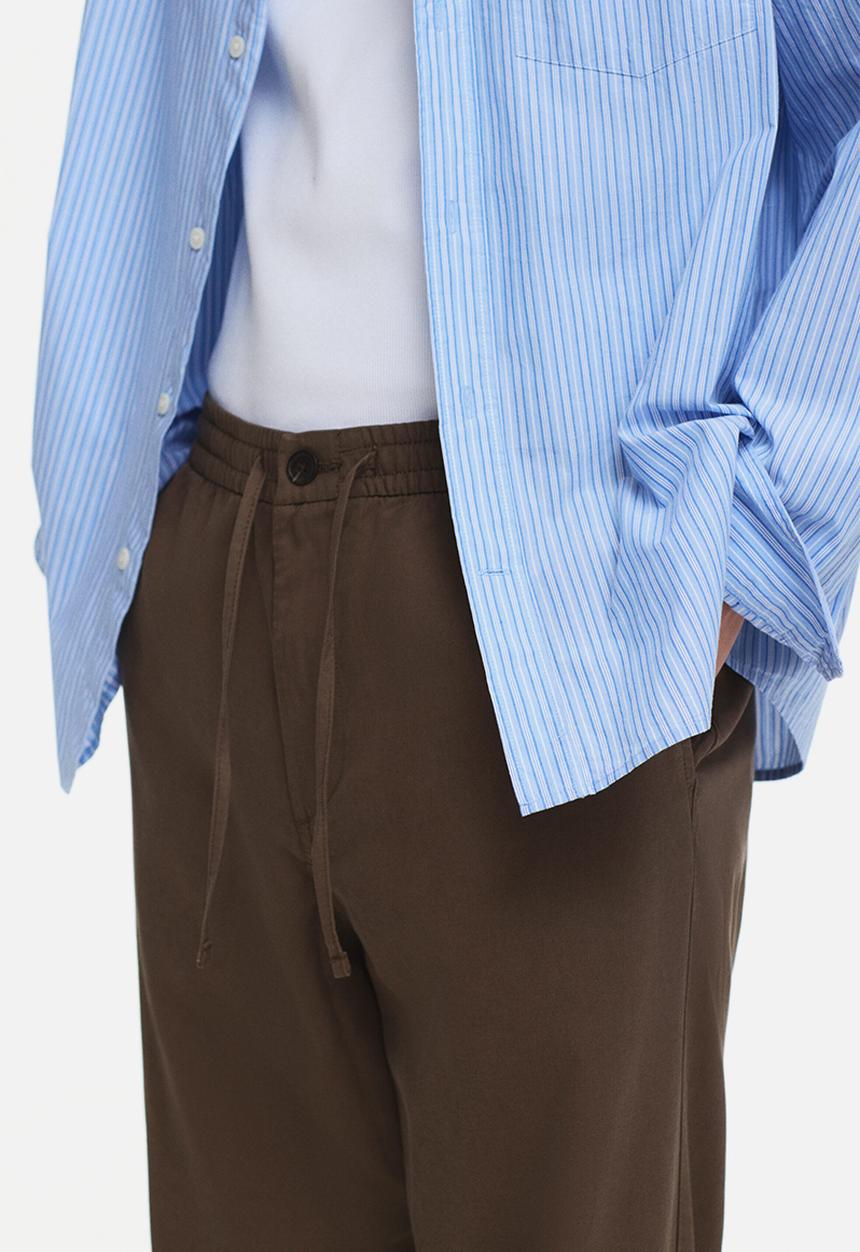 H&M - Relaxed fit trousers - taupe