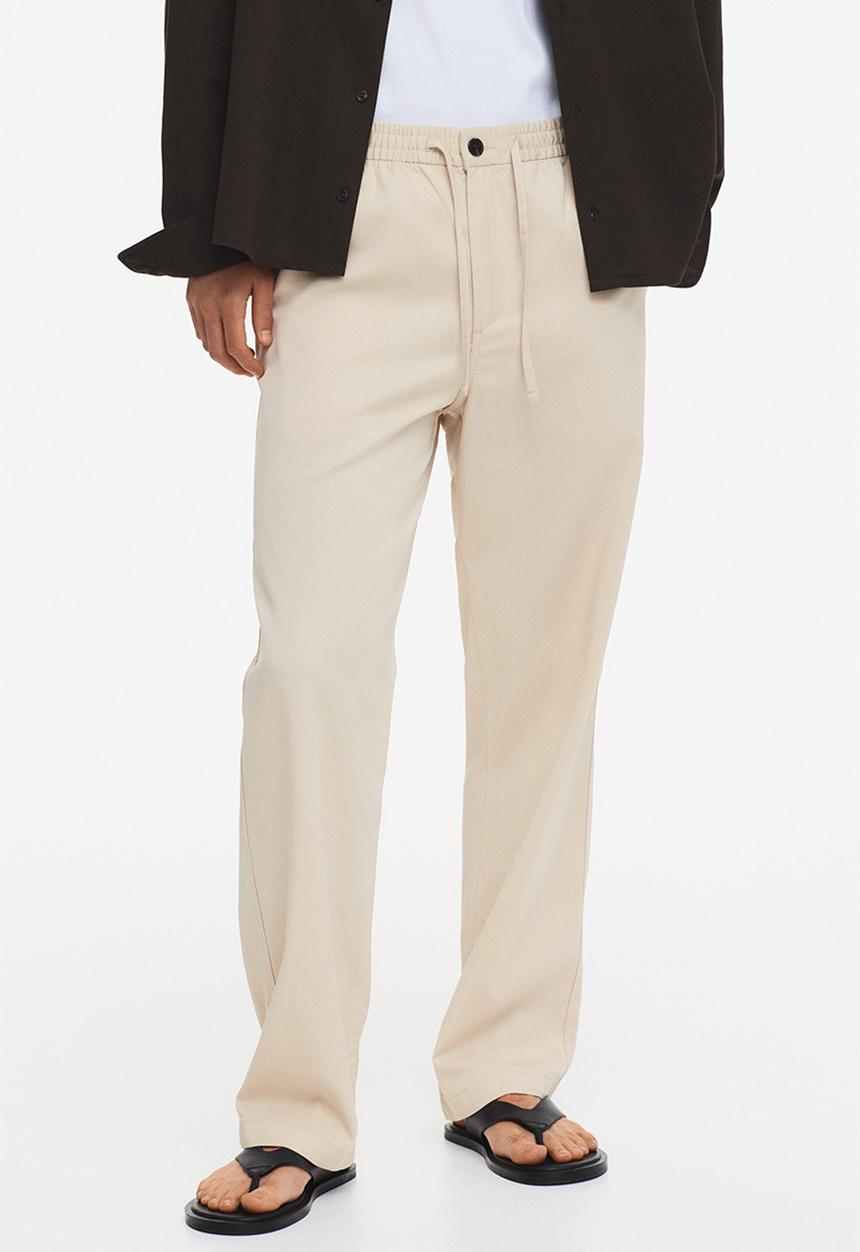 H&M - Relaxed fit trousers - beige