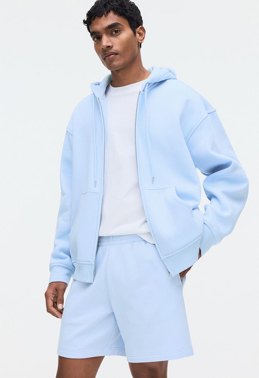 H&M - Regular fit sweatshorts - light blue