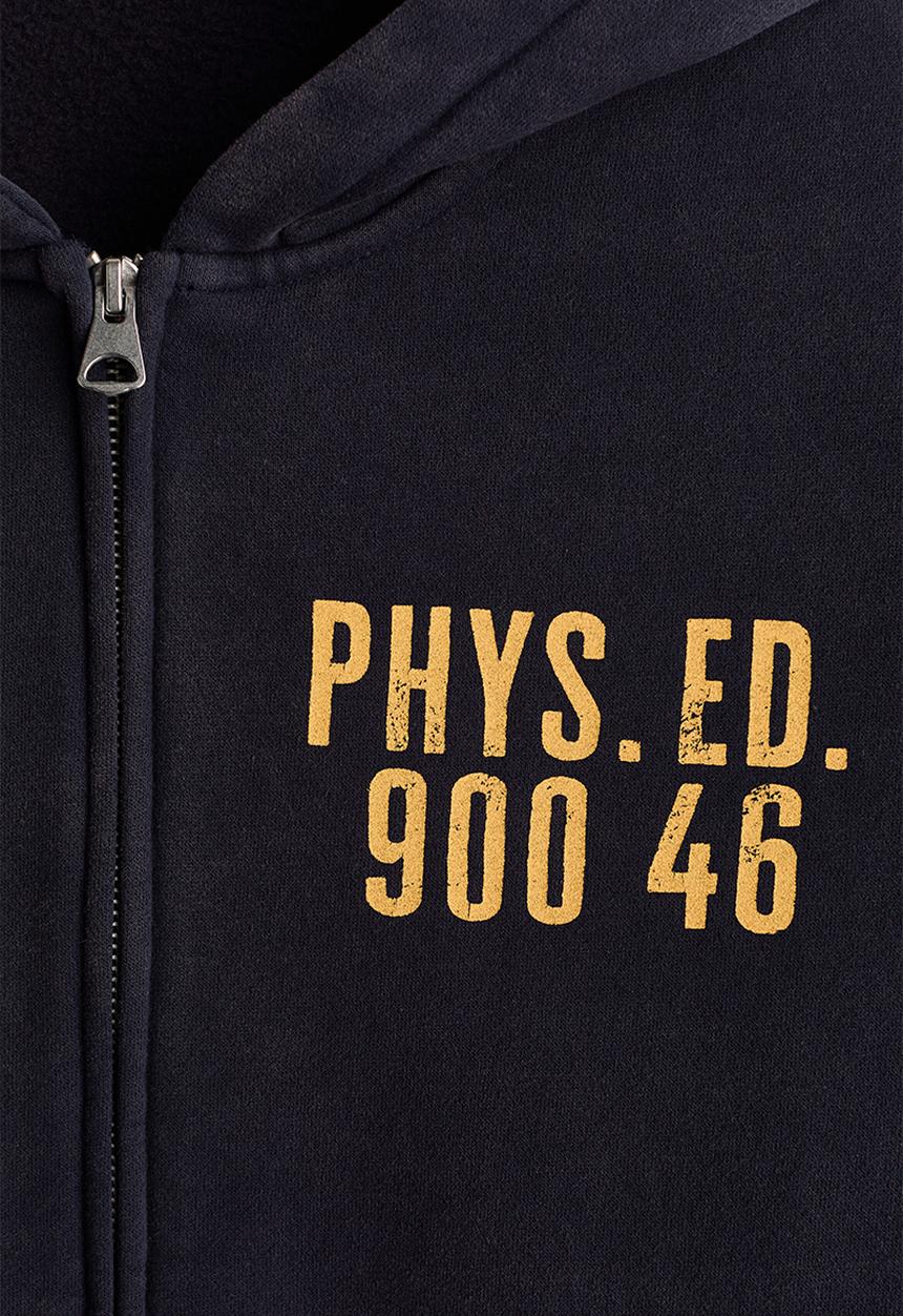 H&M - Loose fit zip-through hoodie - navy blue/phys. ed.