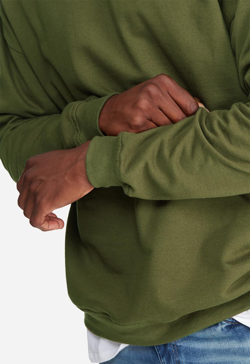 basicthread - Oversized drop shoulder pullover crew sweat