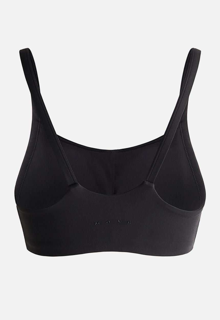 H&M - Medium support sports bra with softmove. - black