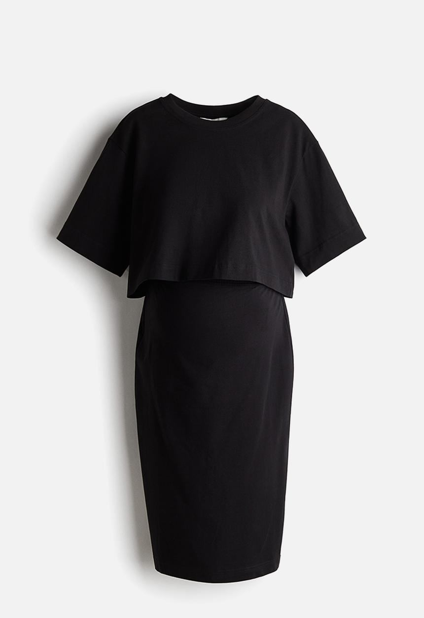 H&M - Mama 2-piece top and skirt set - black