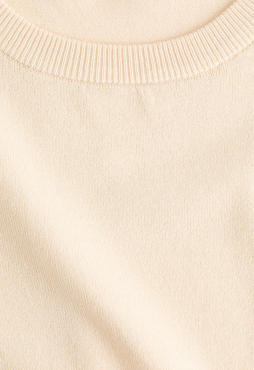 H&M - Fine-knit top - cream