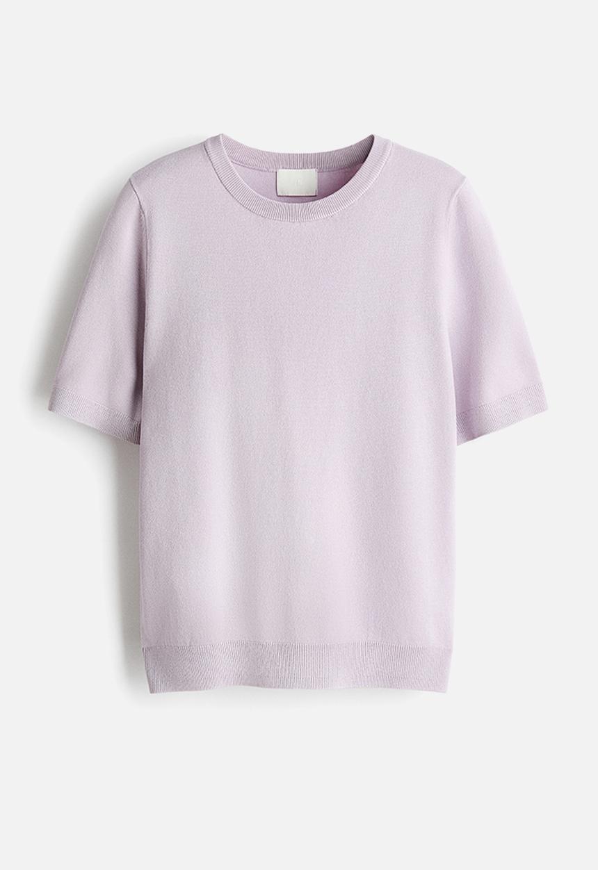 H&M - Fine-knit top - lilac