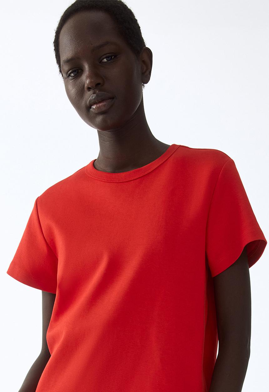 H&M - Cotton T-shirt - red