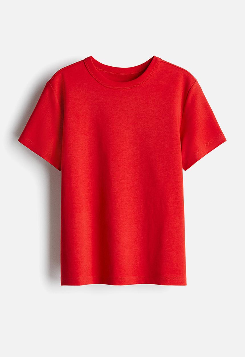 H&M - Cotton T-shirt - red