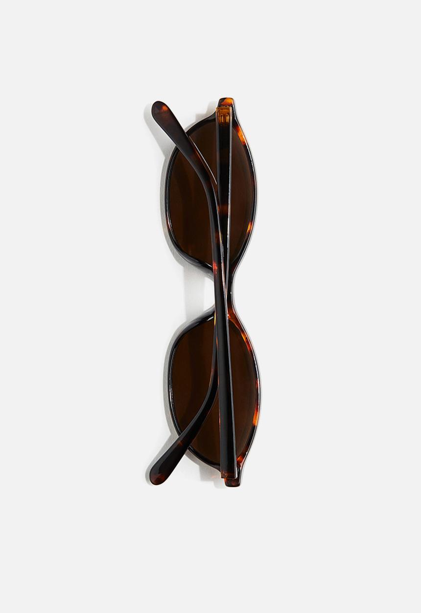 H&M - Oval sunglasses - brown/tortoiseshell pattern