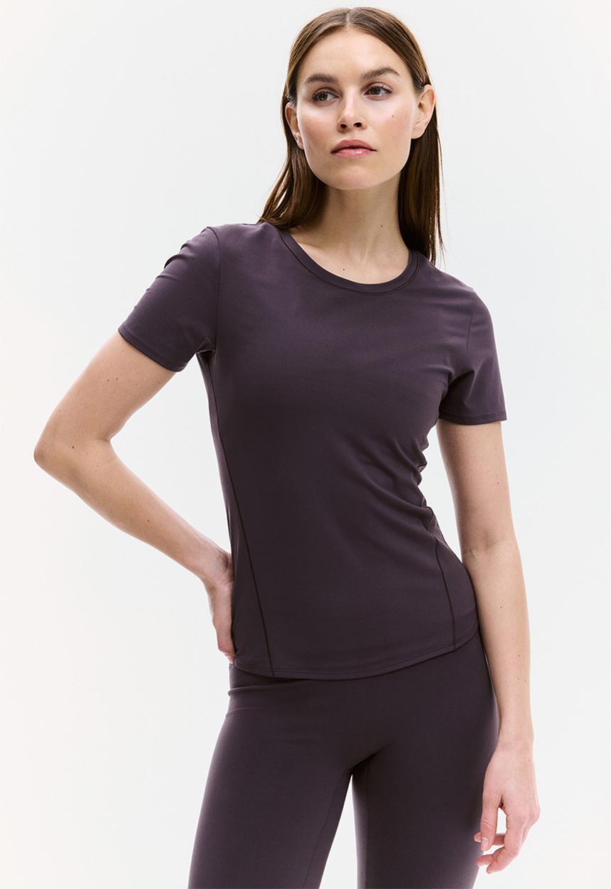 H&M - Sports top with drymove™ - plum purple
