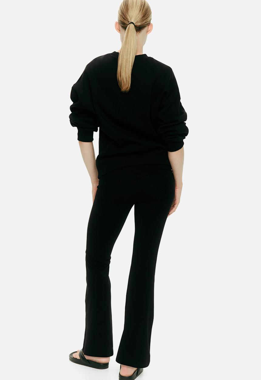 H&M - Mama before & after flared trousers - black