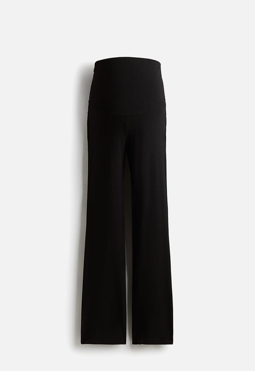 H&M - Mama before & after flared trousers - black