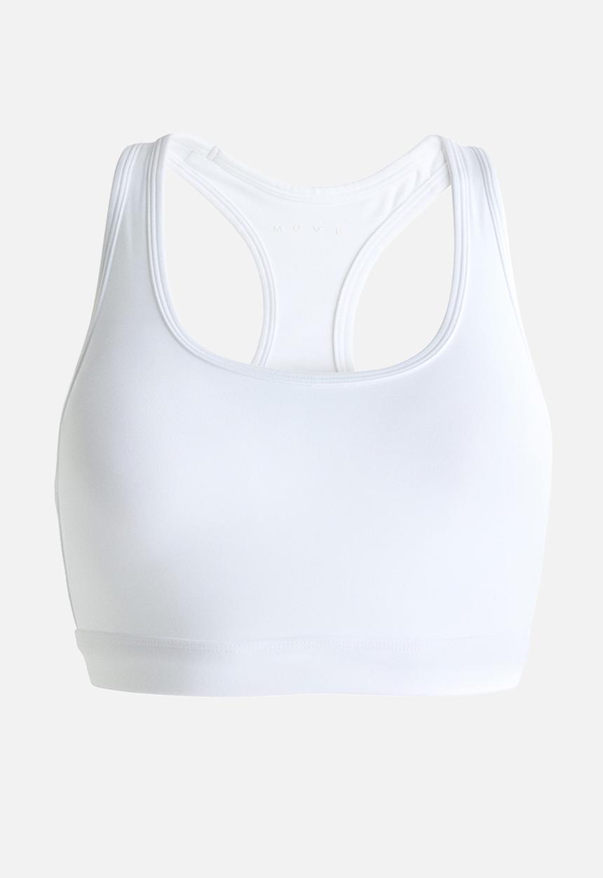 H&M - Medium support sports bra with softmove™ - white