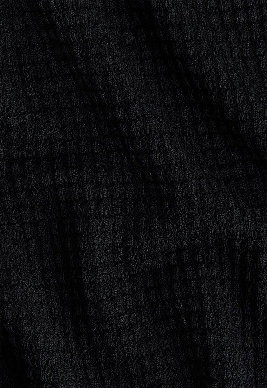 H&M - Batwing-sleeved jersey top - black