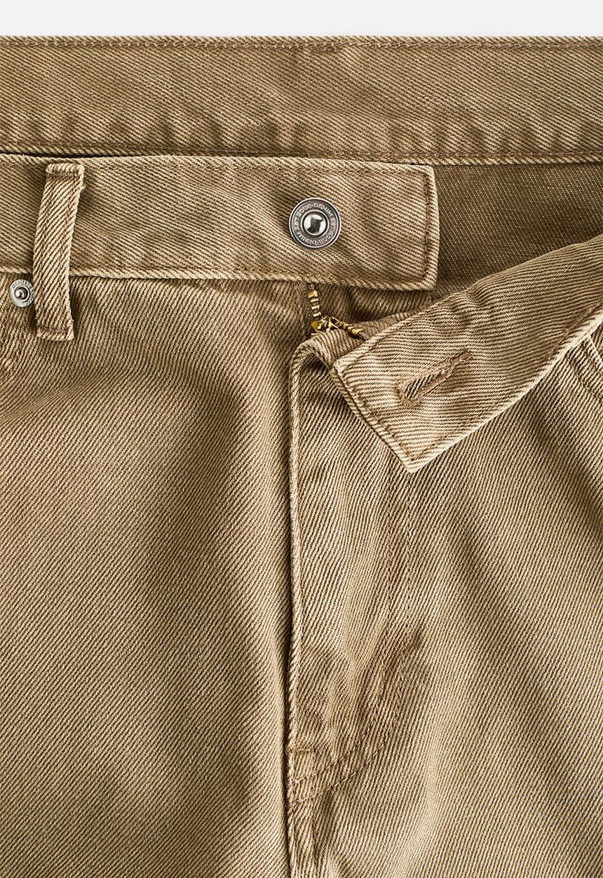 H&M - Baggy barrel regular waist jeans - khaki green