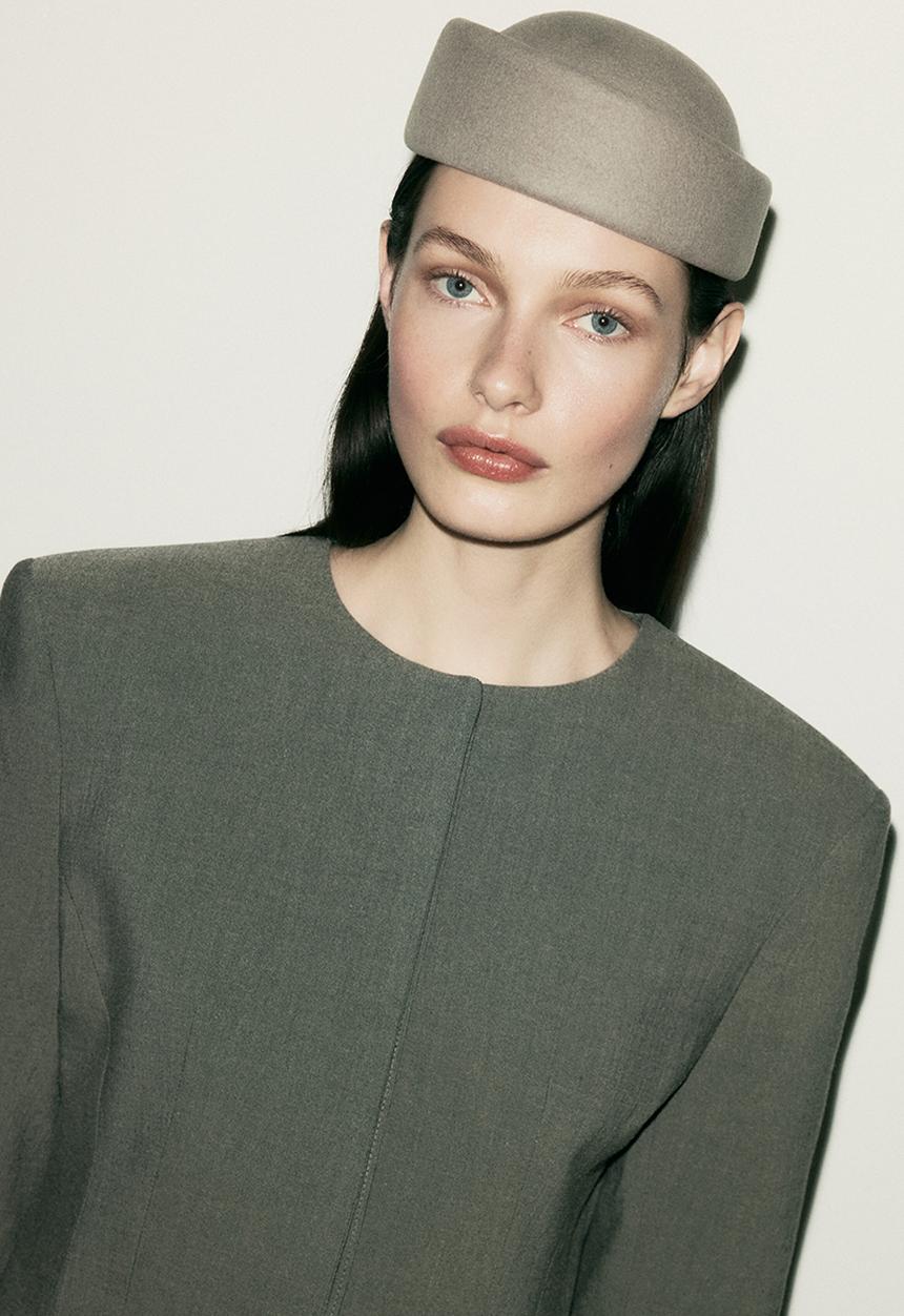 H&M - Wool hat - light greige