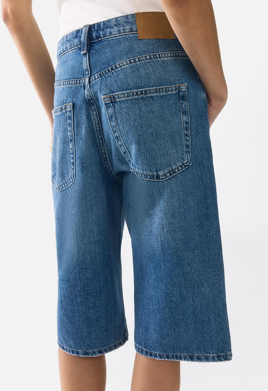 H&M - Denim bermuda shorts - light denim blue