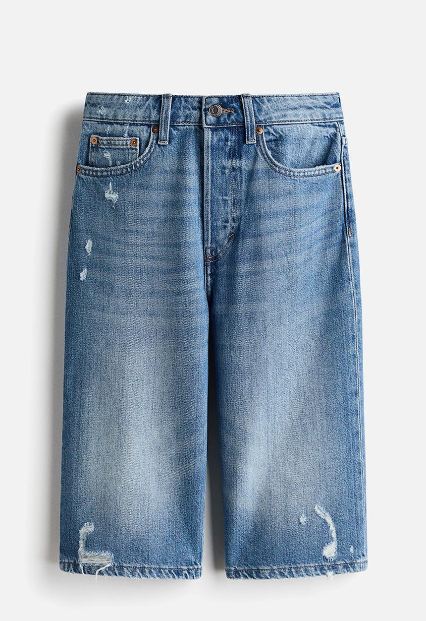H&M - Denim bermuda shorts - light denim blue