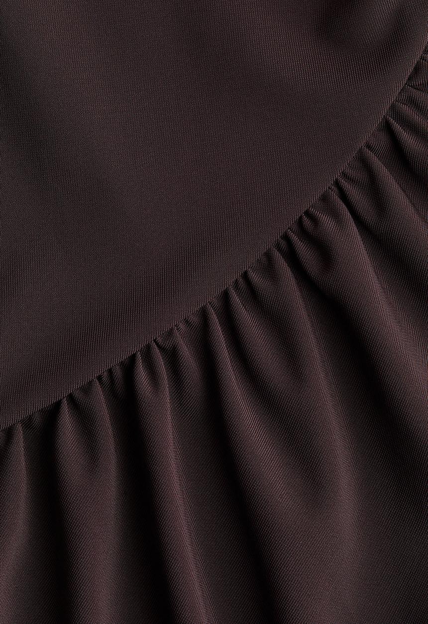 H&M - Draped thong body - dark brown