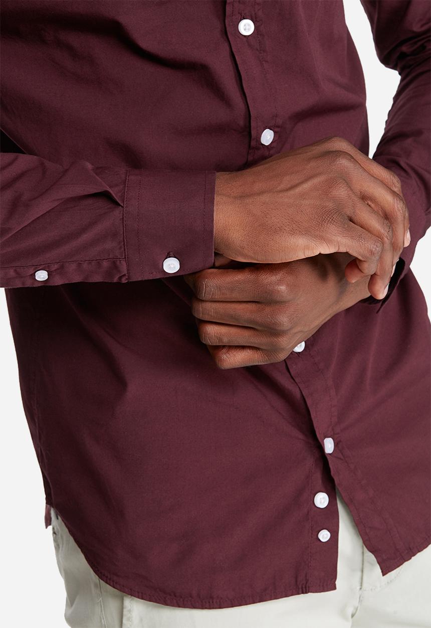 basicthread - Slim Fit Poplin shirt