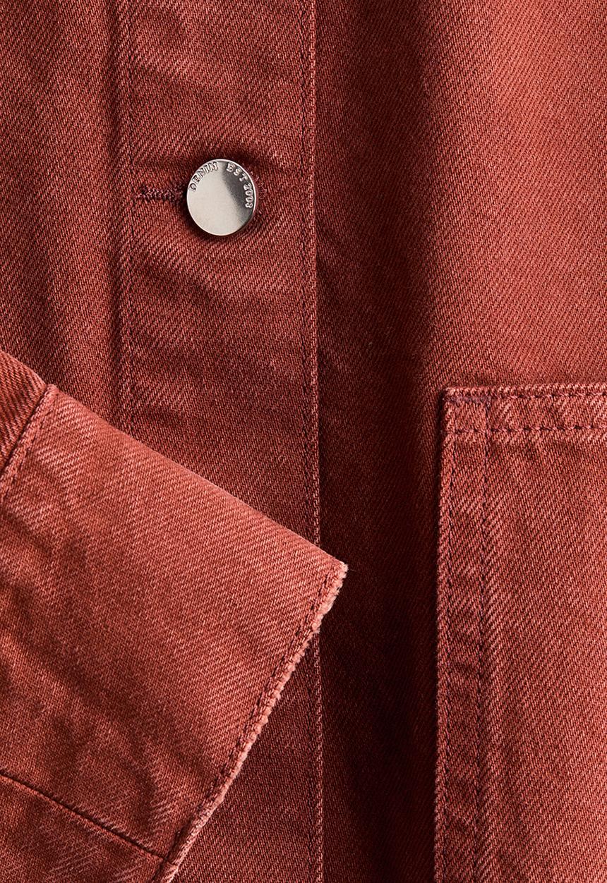 H&M - Twill shacket - rust brown