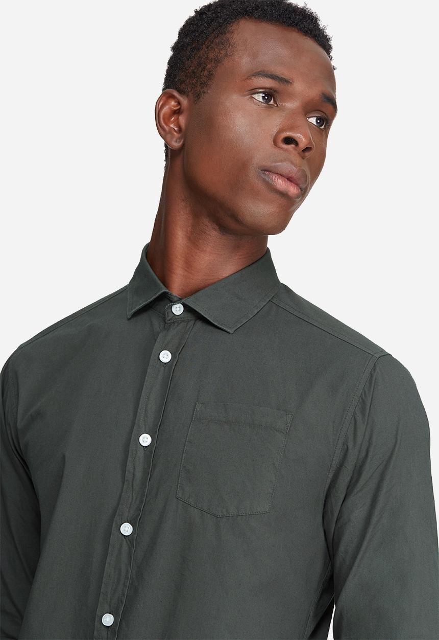 basicthread - Slim fit Poplin shirt