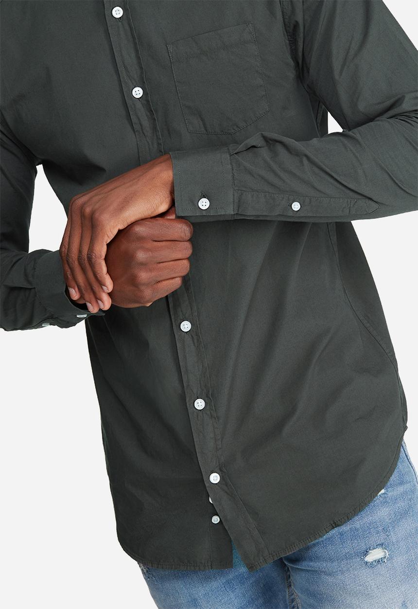 basicthread - Slim fit Poplin shirt