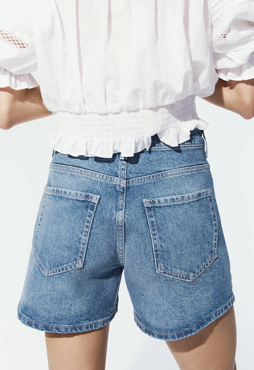 H&M - Denim shorts - denim blue