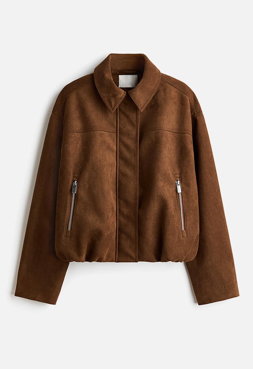 H&M - Napped jacket - brown