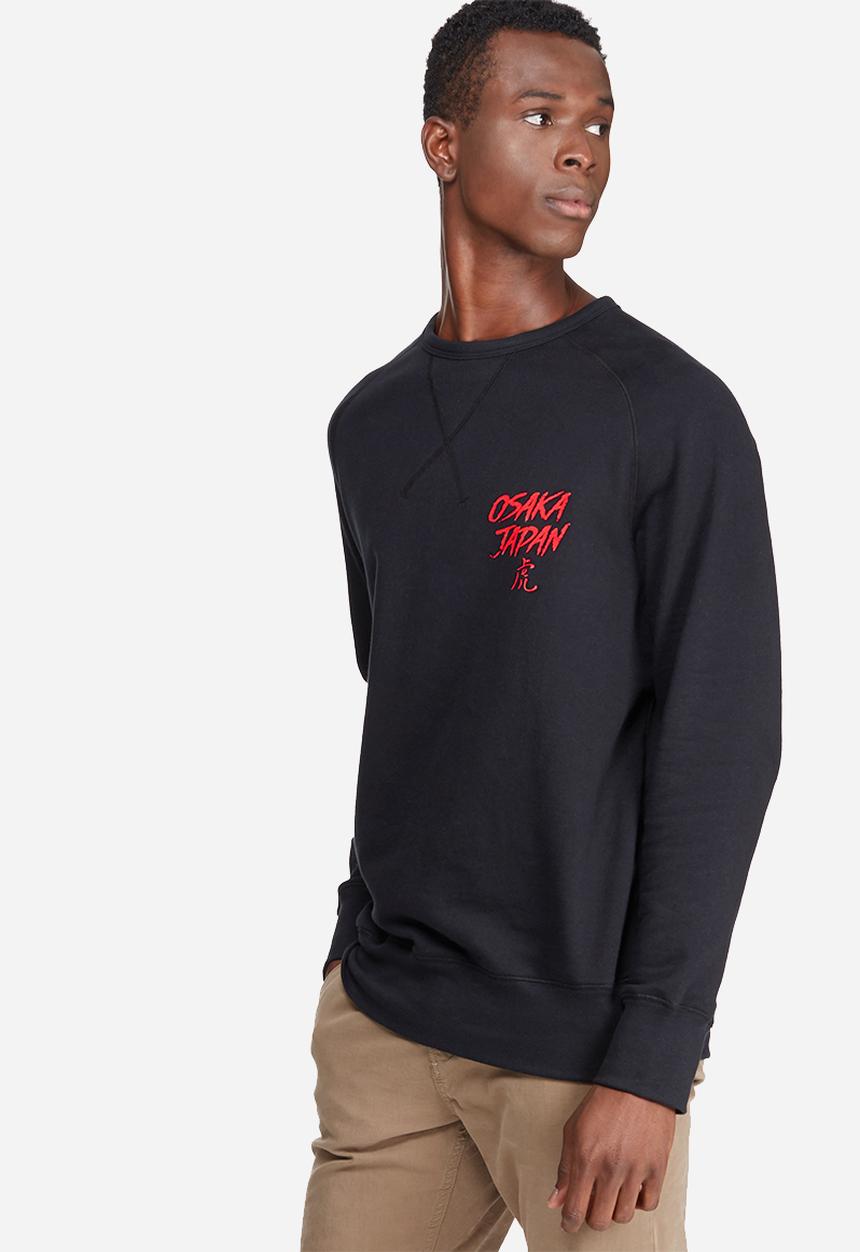 basicthread - Graphic pullover crew sweat