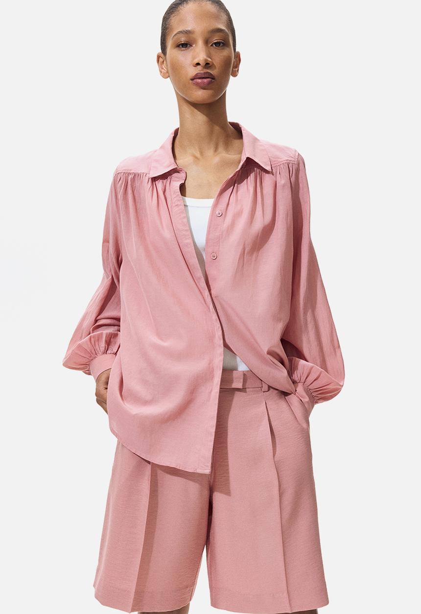 H&M - Bermuda shorts - dusty pink