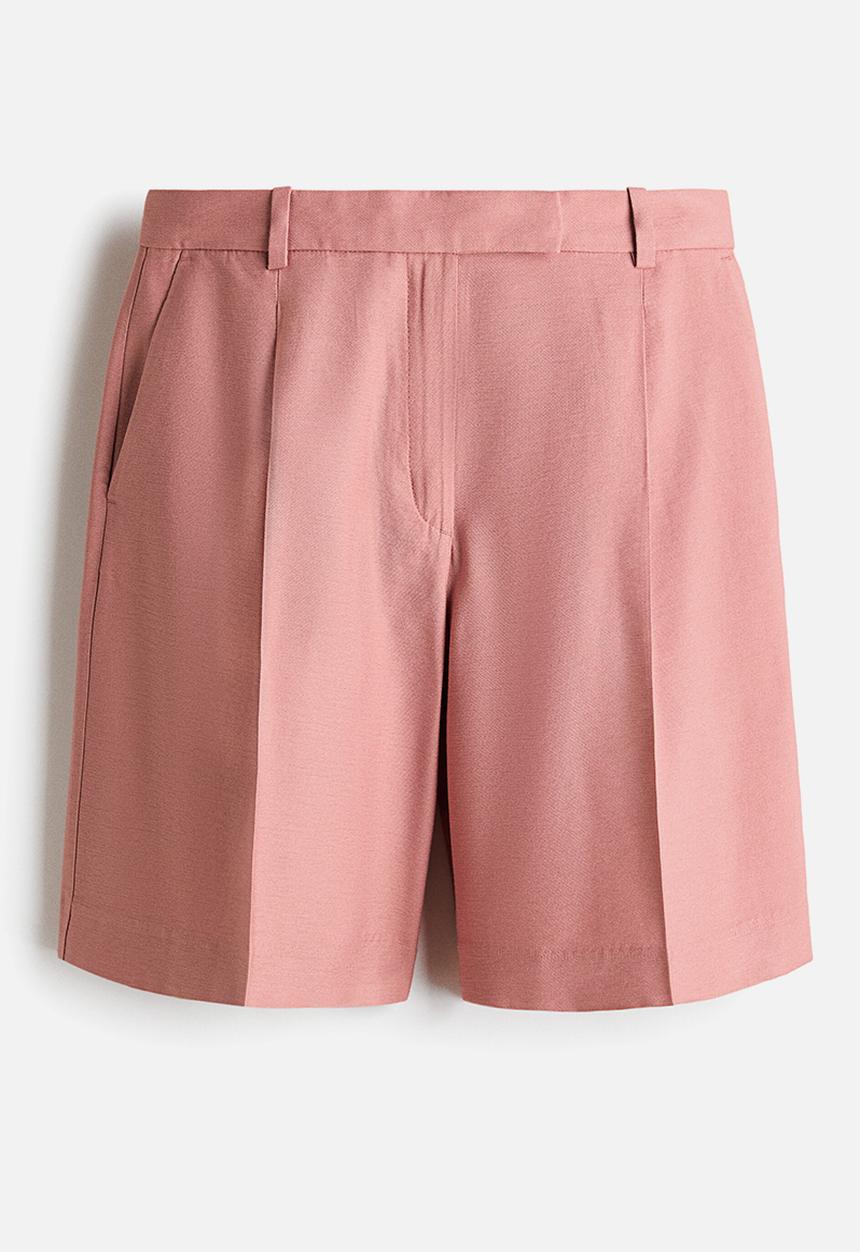 H&M - Bermuda shorts - dusty pink