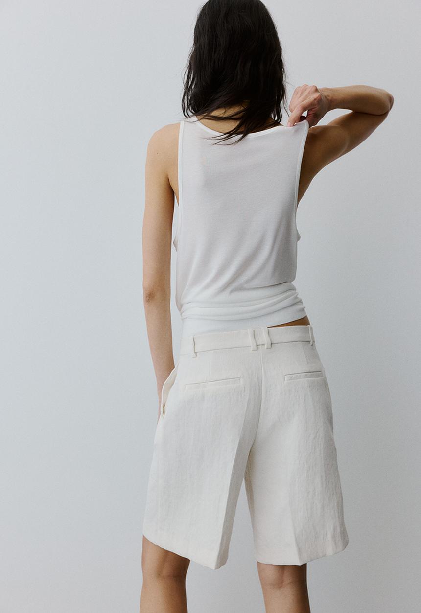 H&M - Bermuda shorts - cream