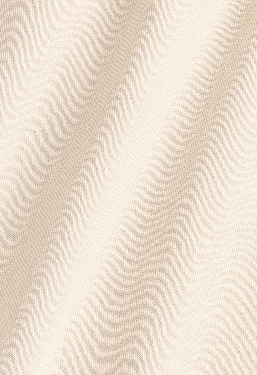 H&M - Short-sleeved cotton sweatshirt - light beige