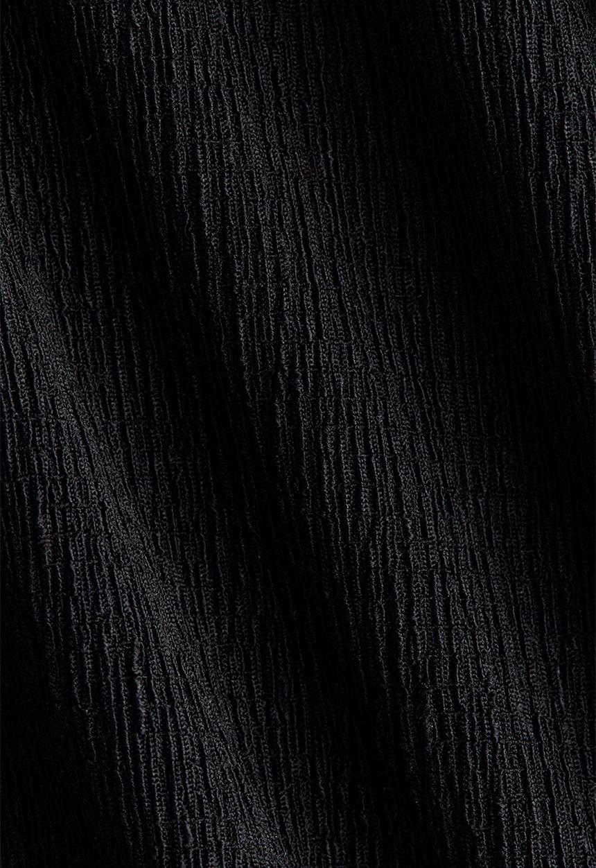 H&M - Wide gathered-waist trousers - black