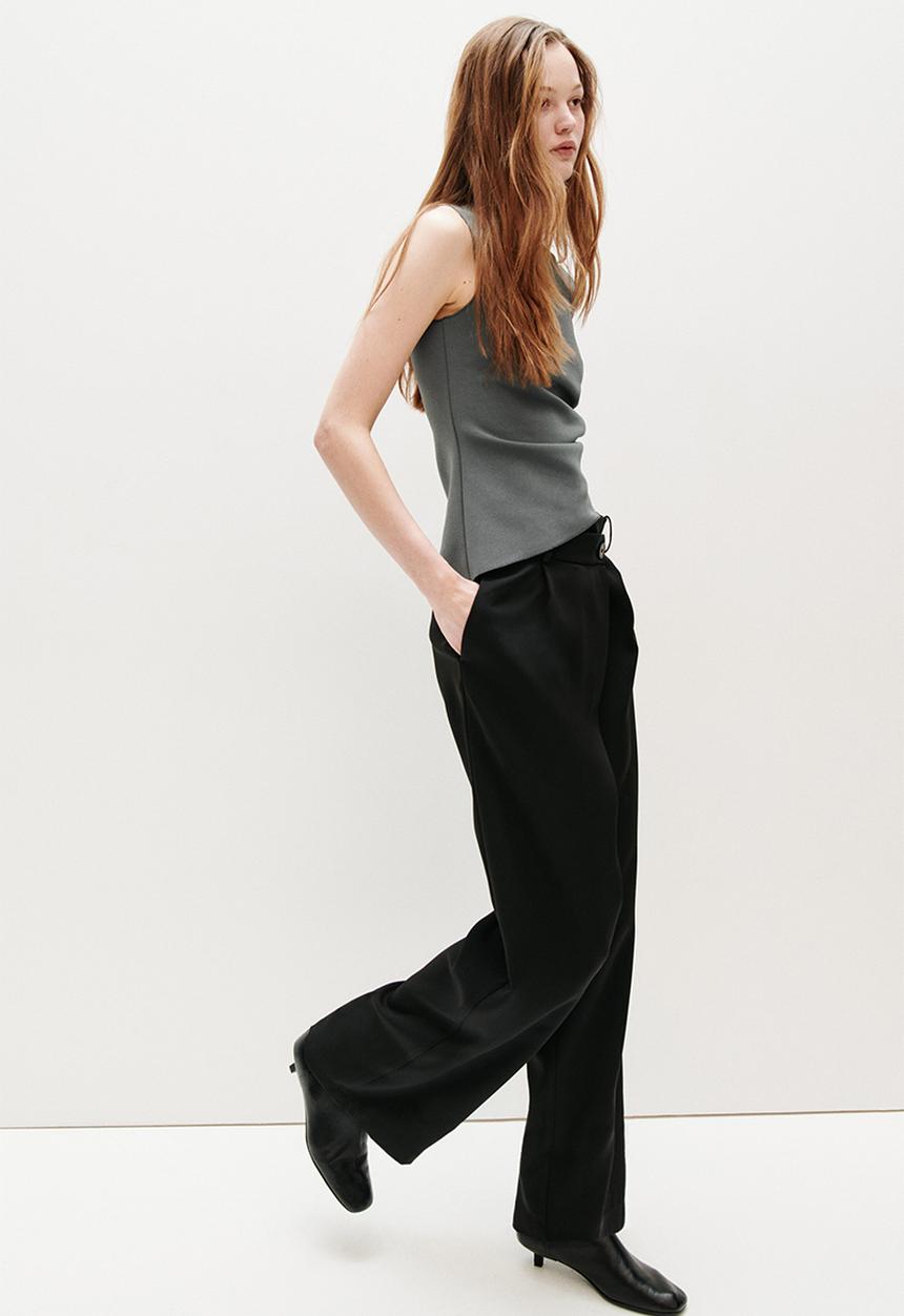 H&M - Asymmetric top - grey