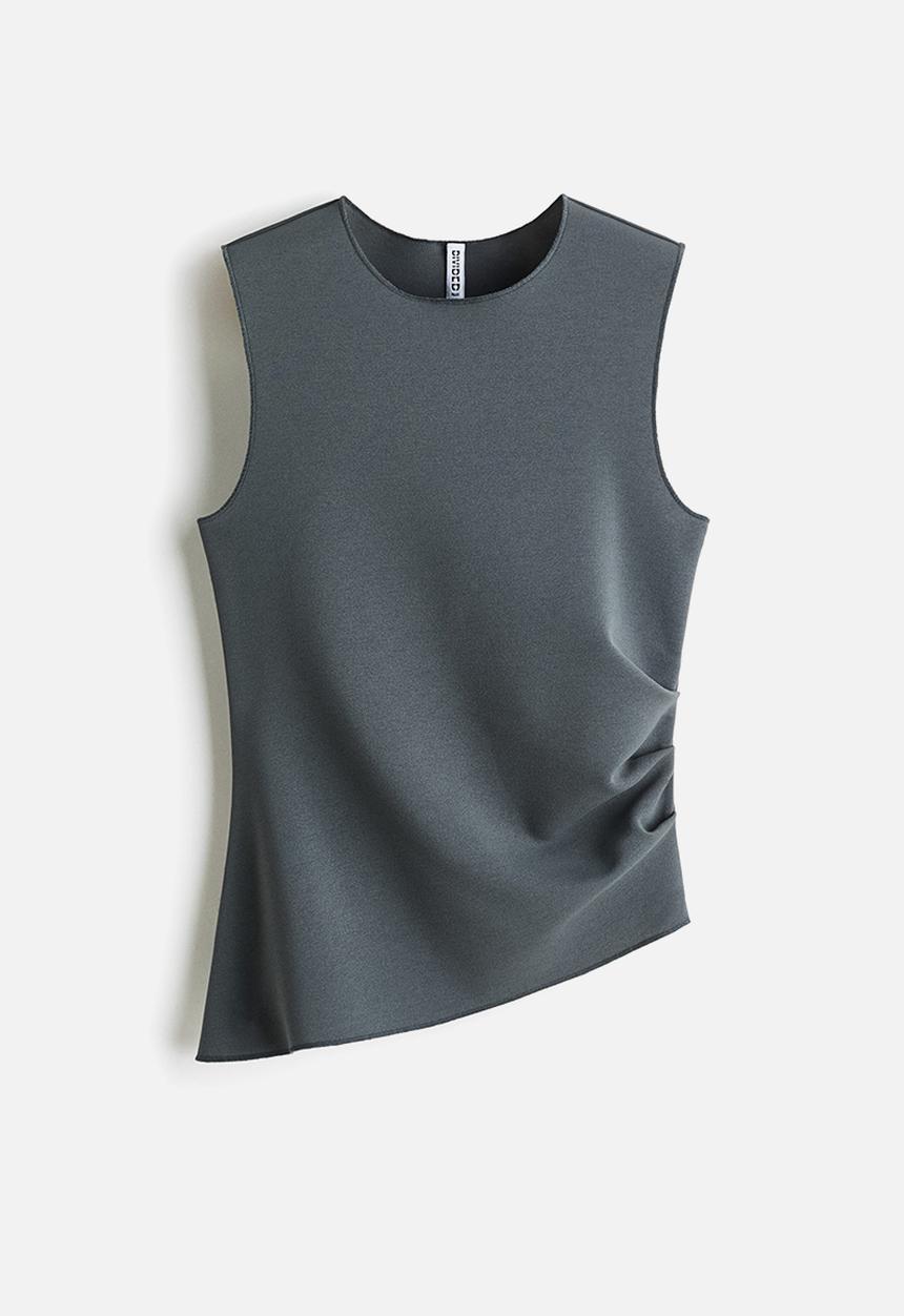 H&M - Asymmetric top - grey