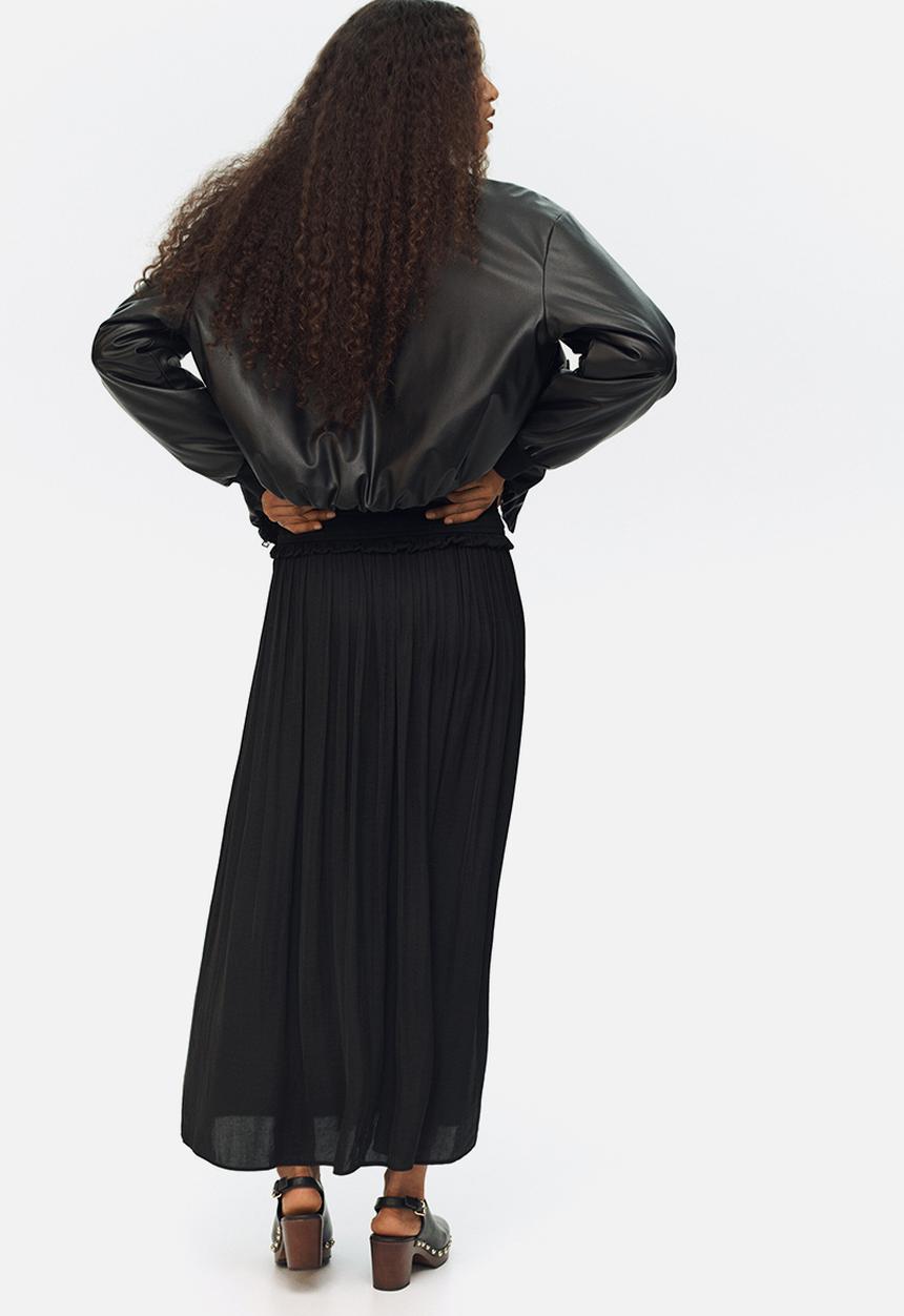 H&M - Tasseled maxi skirt - black