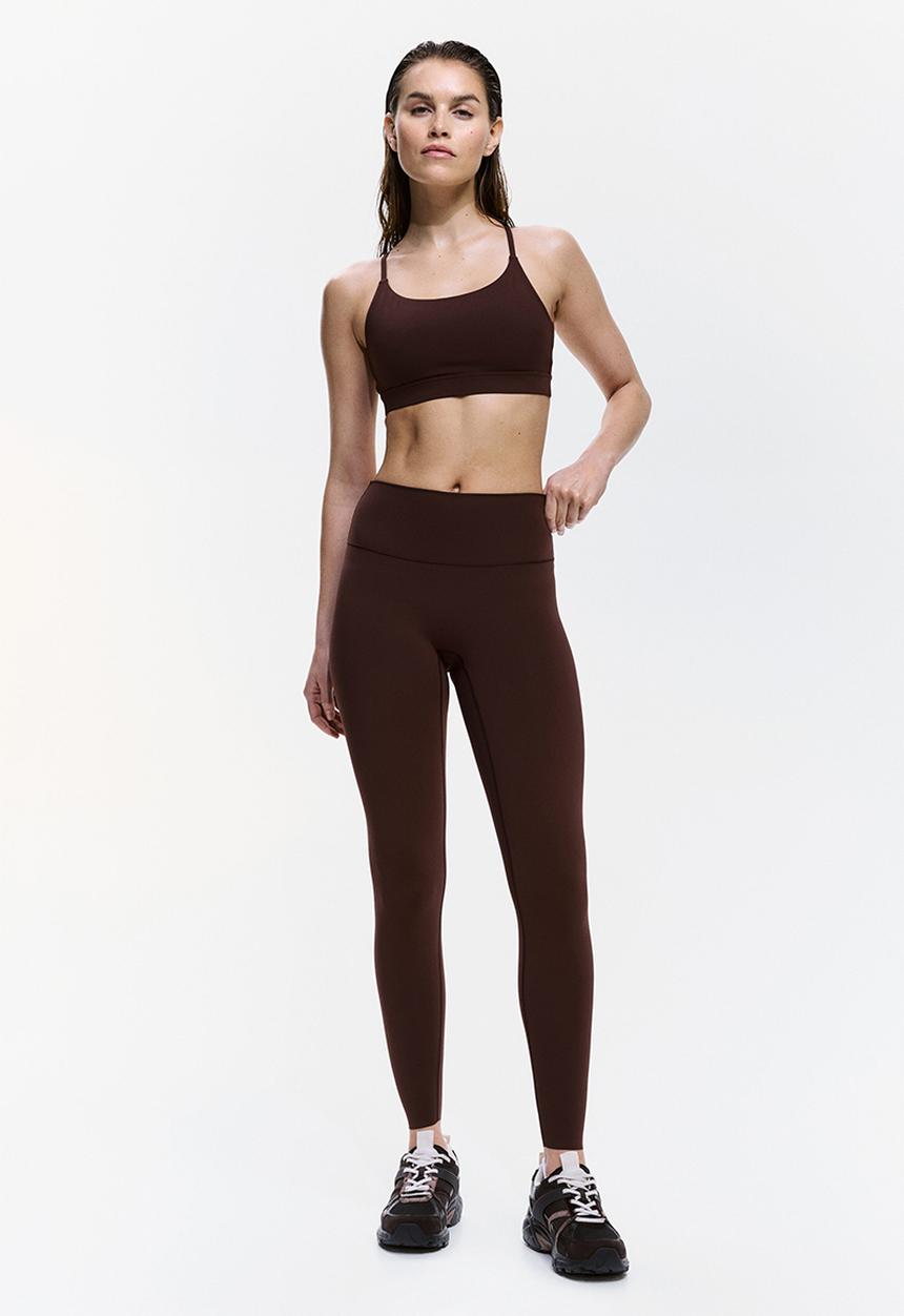 H&M - Sculptmove™ high-waisted leggings - warm brown