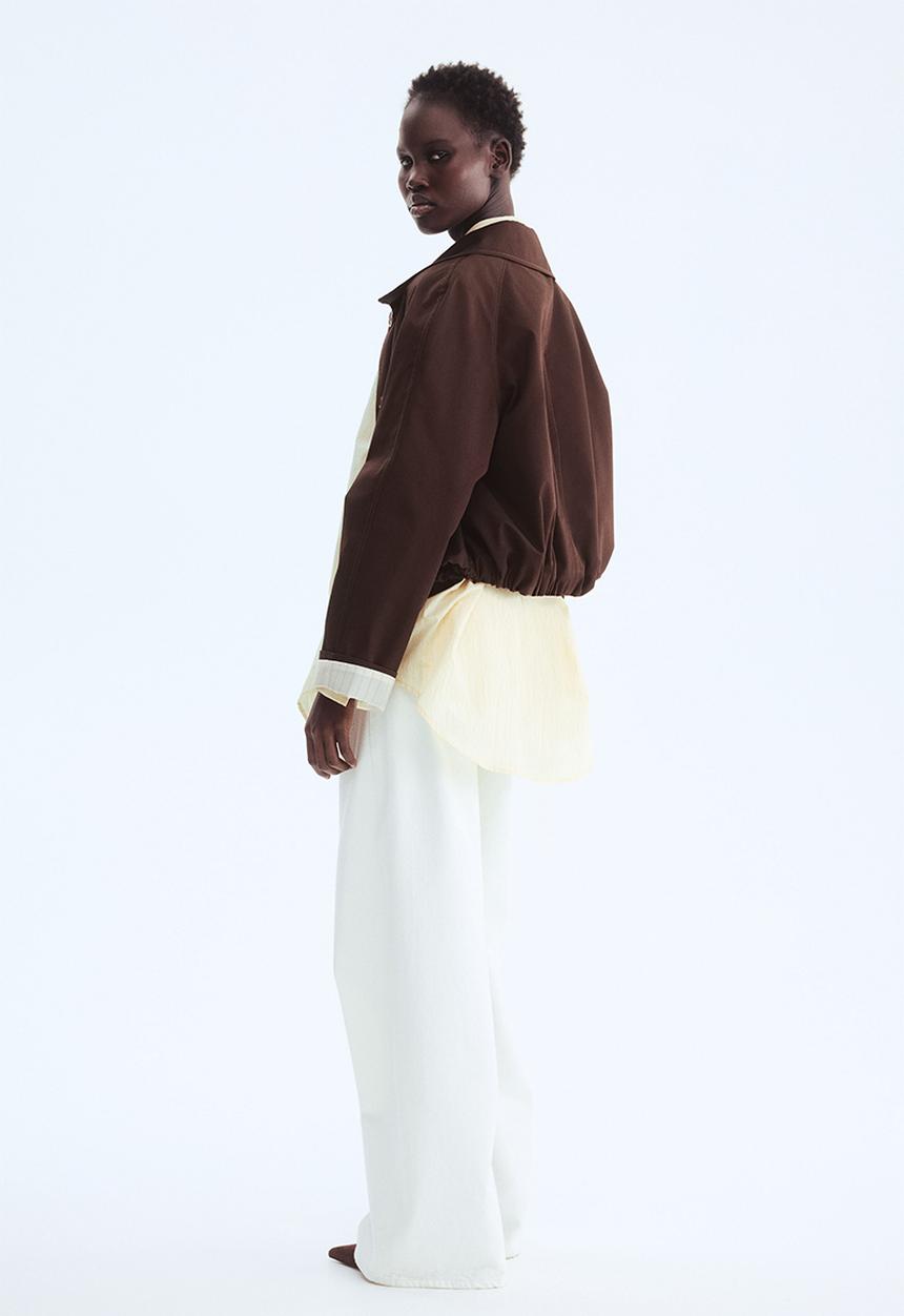 H&M - Twill jacket - dark brown